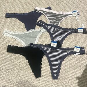 Jenni core  thongs six pairs